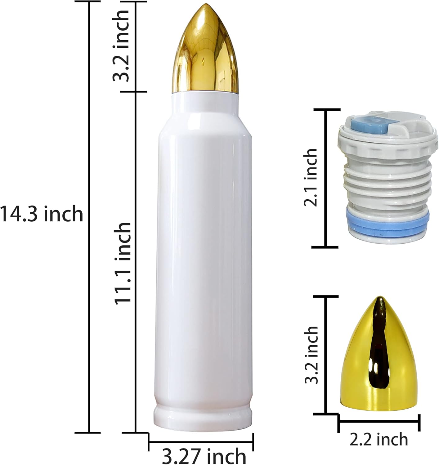 35 oz. Bullet Thermos-Rosa Parks