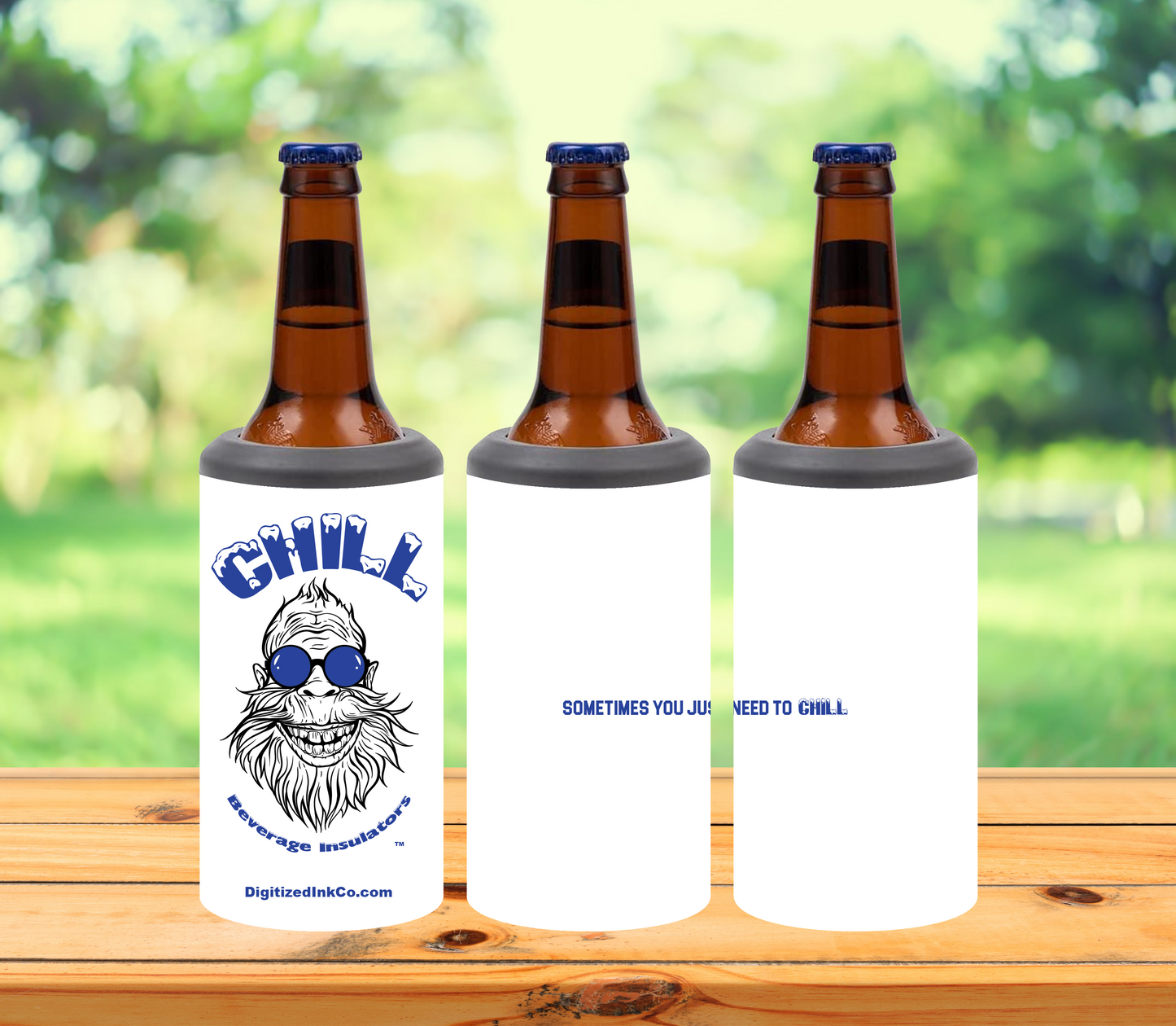 12 oz. Slim Skinny Beverage Insulator-CHILL