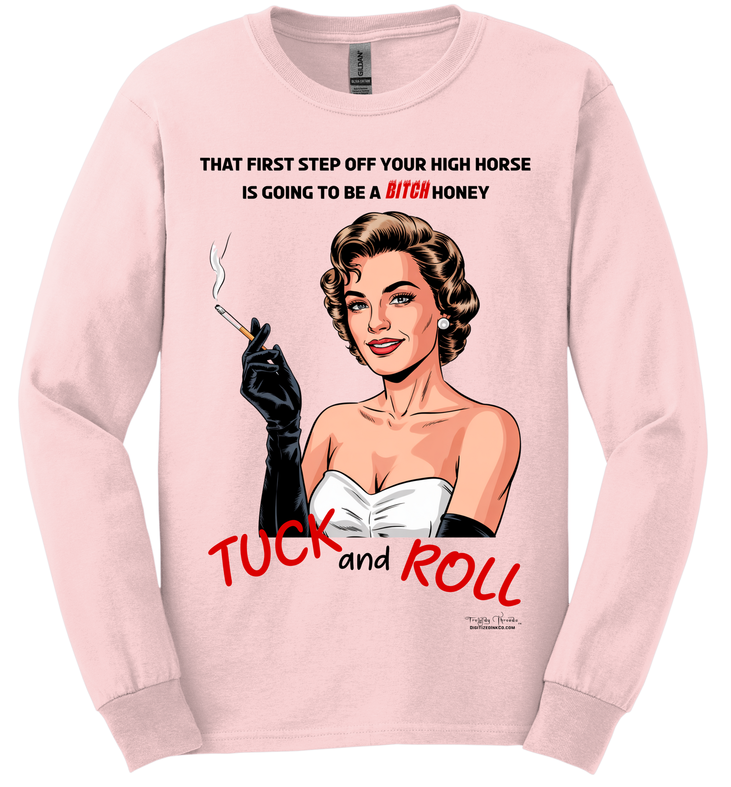 Trendy Threads Long Sleeved Tee Shirts-High Horse 02
