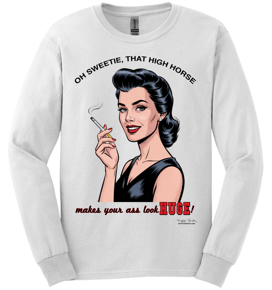 Trendy Threads Long Sleeved Tee-High Horse 01