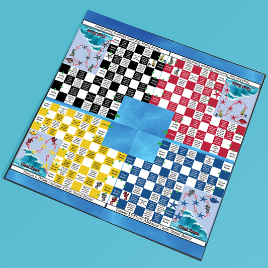 Sneedish Board Game-Four Fold Game Board Style
