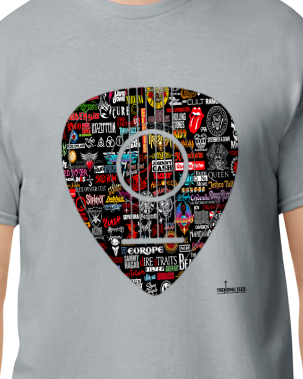 Trending Tees-Guitar Pick Artwork