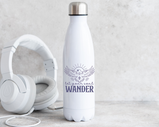 17 oz. Sports Water Bottles-Let Your Soul Wander