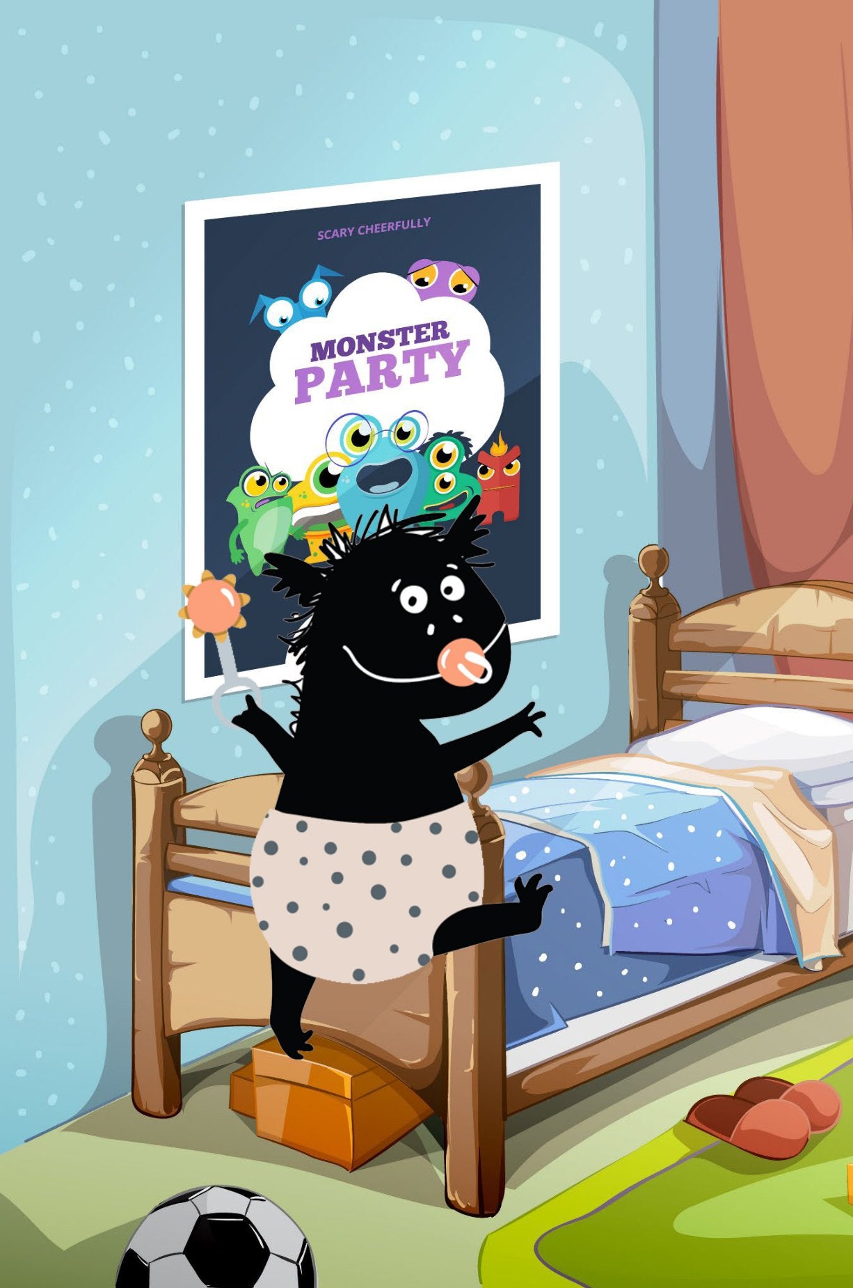 Book Children's-Monster Baby