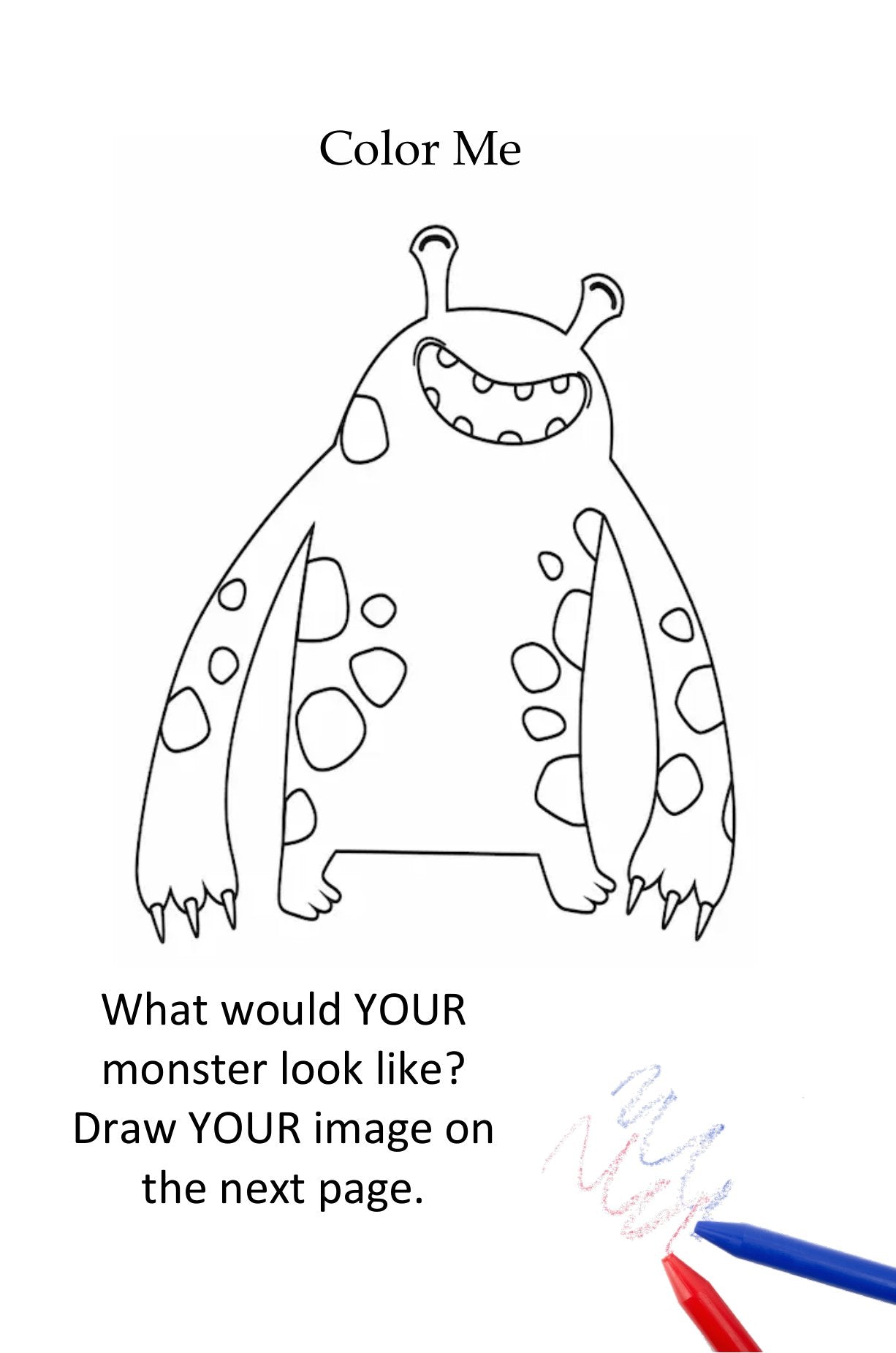 Book Children's-Monster Baby