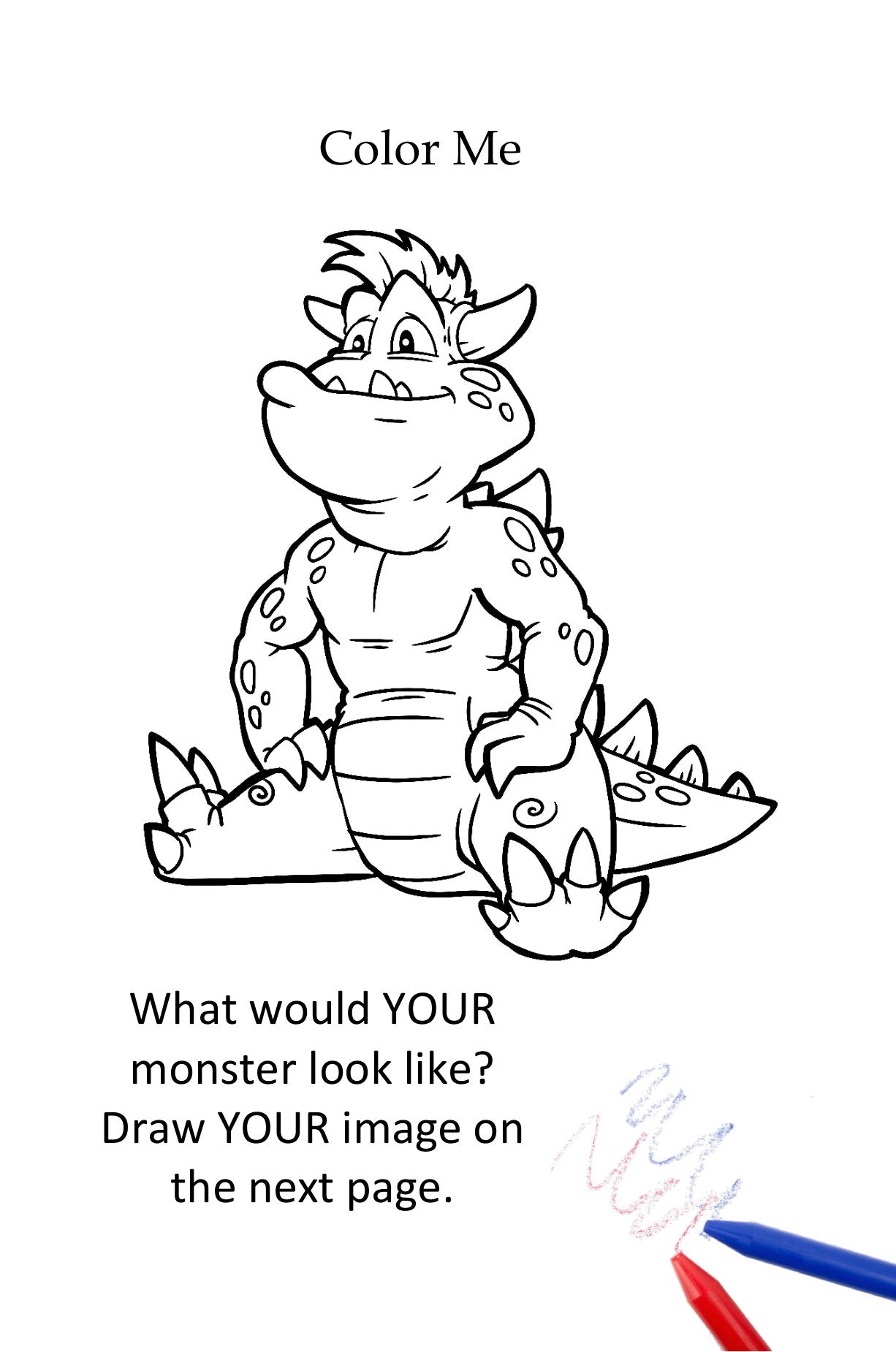 Book Children's-Monster Baby