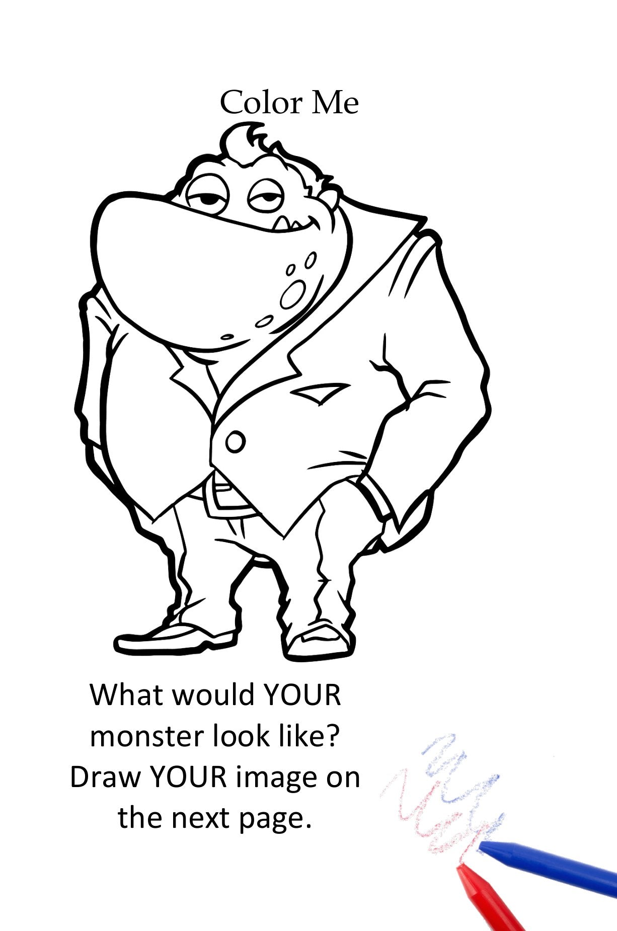 Book Children's-Monster Baby