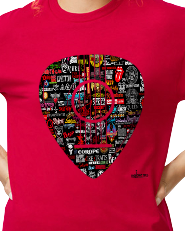 Trending Tees-Guitar Pick Artwork
