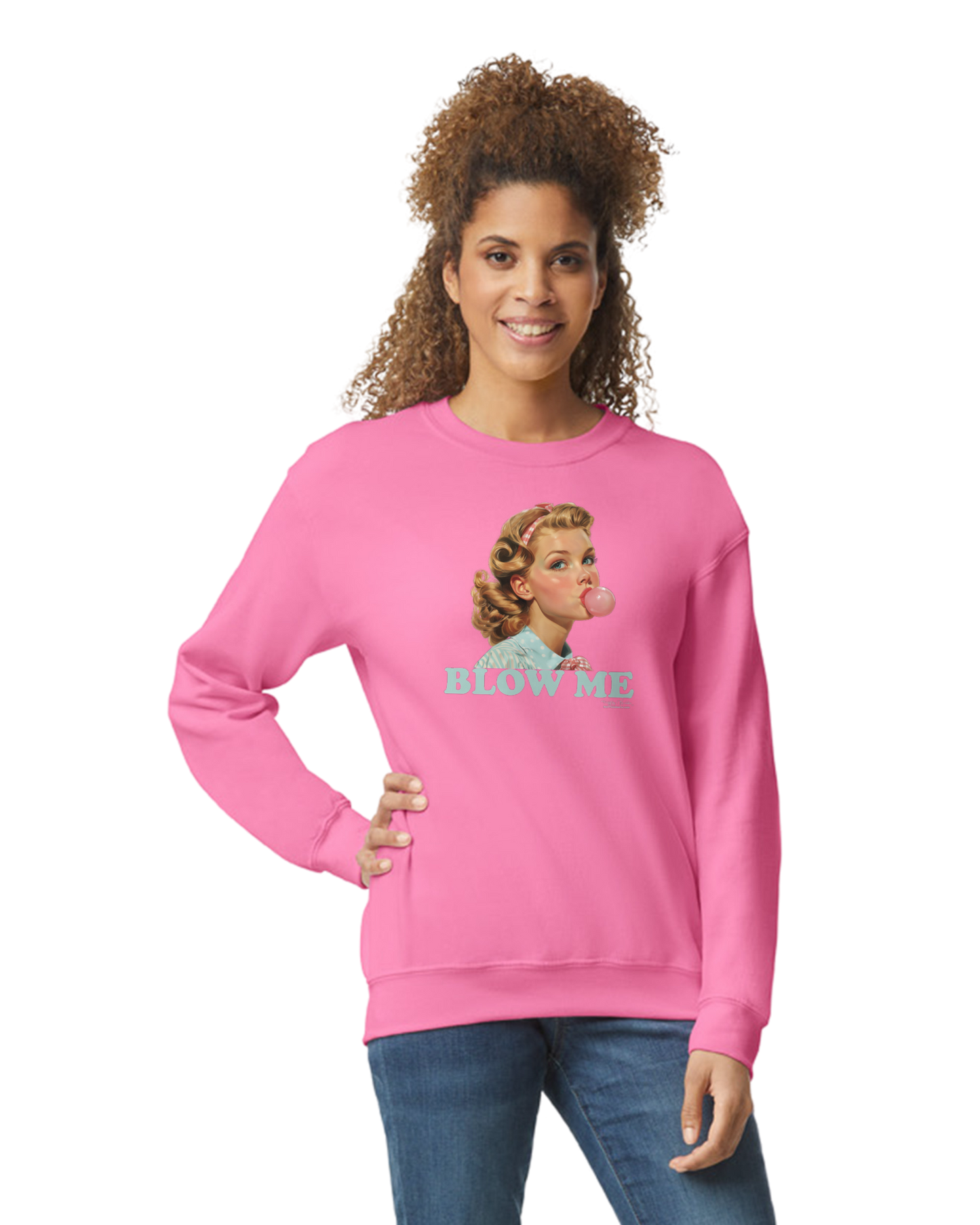 Trending Threads-Sweatshirt Blow Me