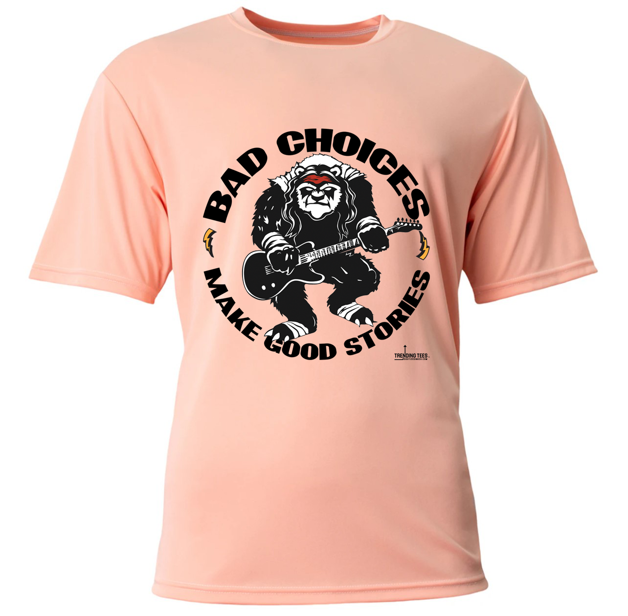 Trending Tees-Bad Choices Rocker Bear
