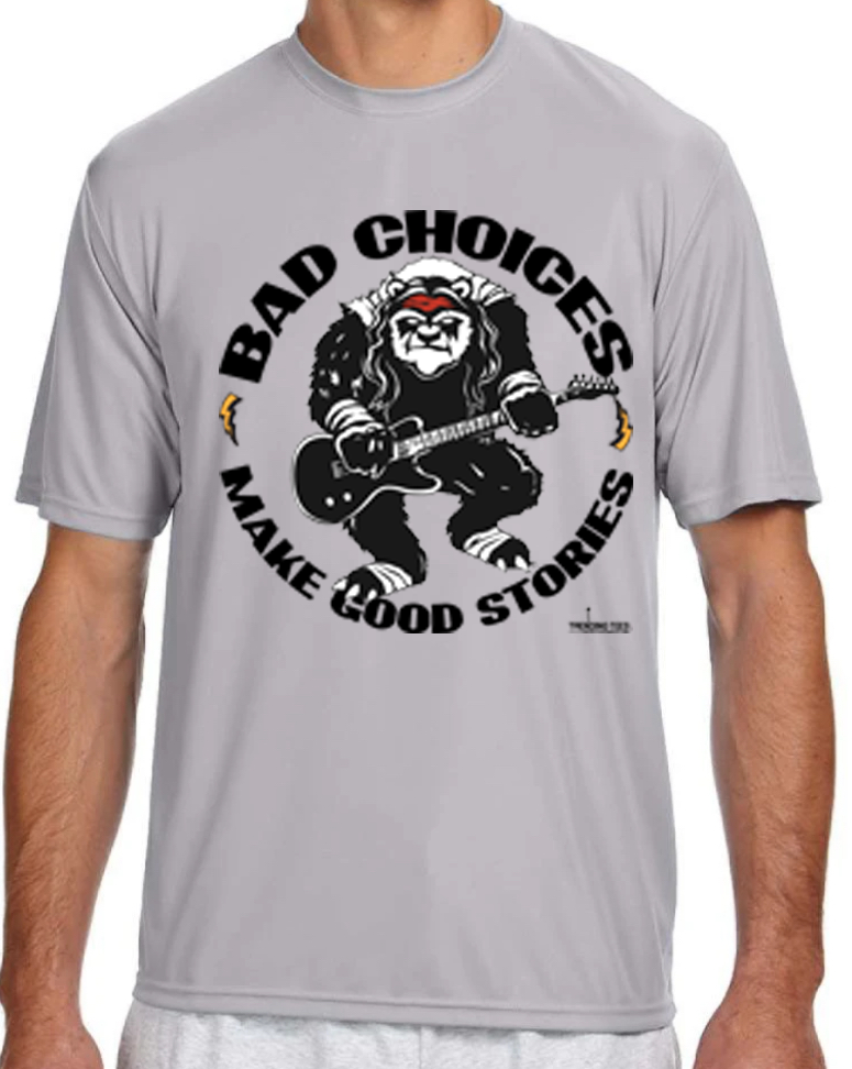 Trending Tees-Bad Choices Rocker Bear