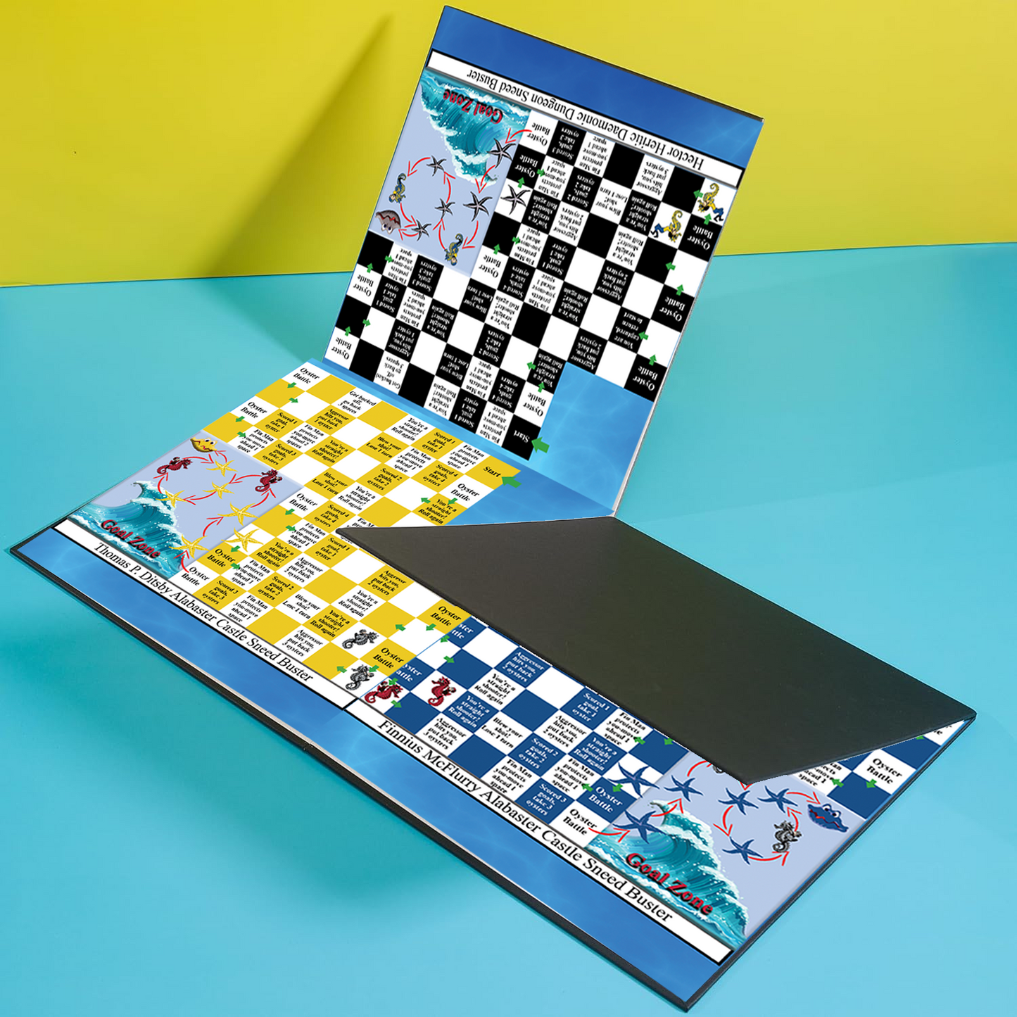 Sneedish Board Game-Four Fold Game Board Style