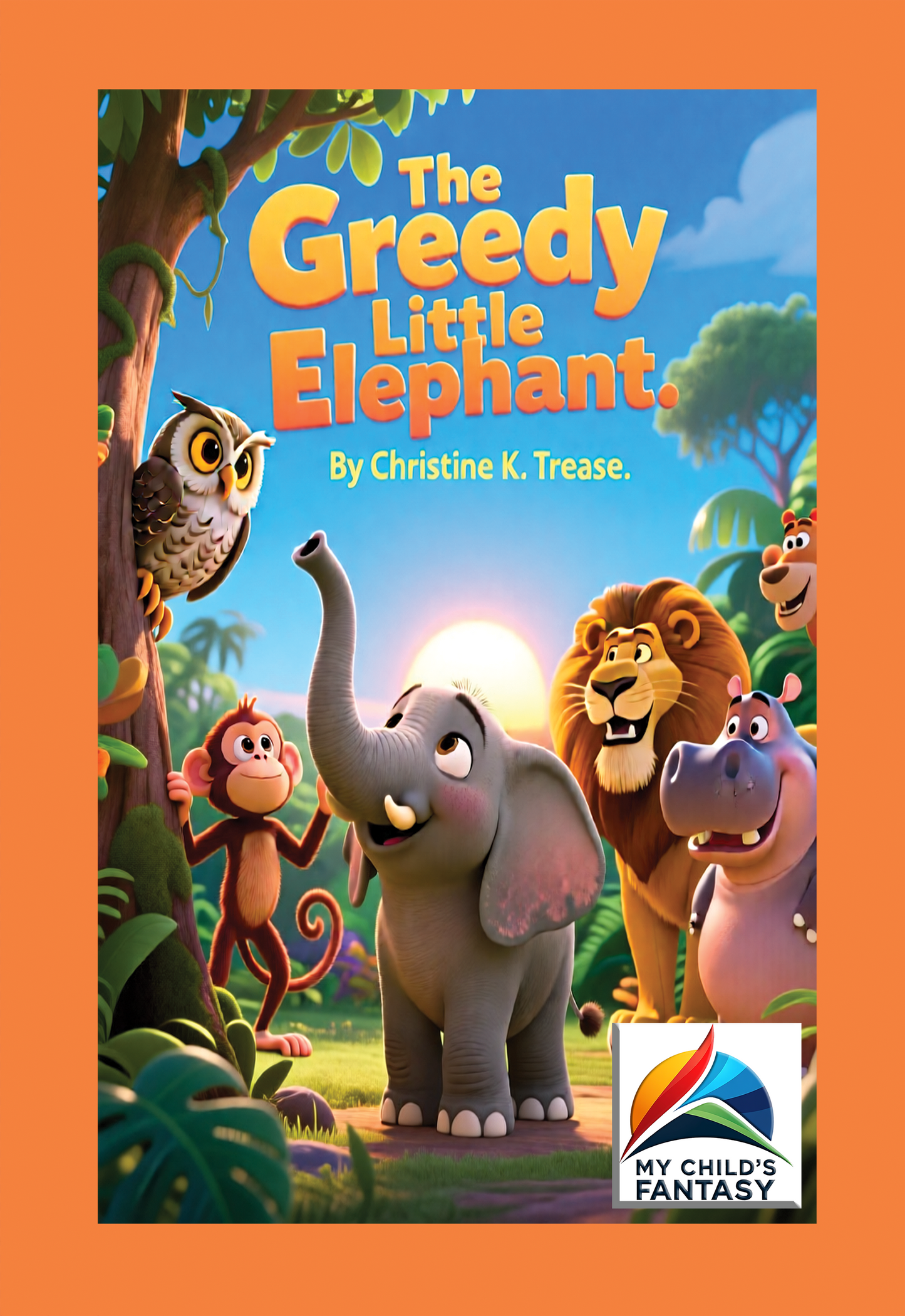 Book Children's-The Greedy Little Elephant