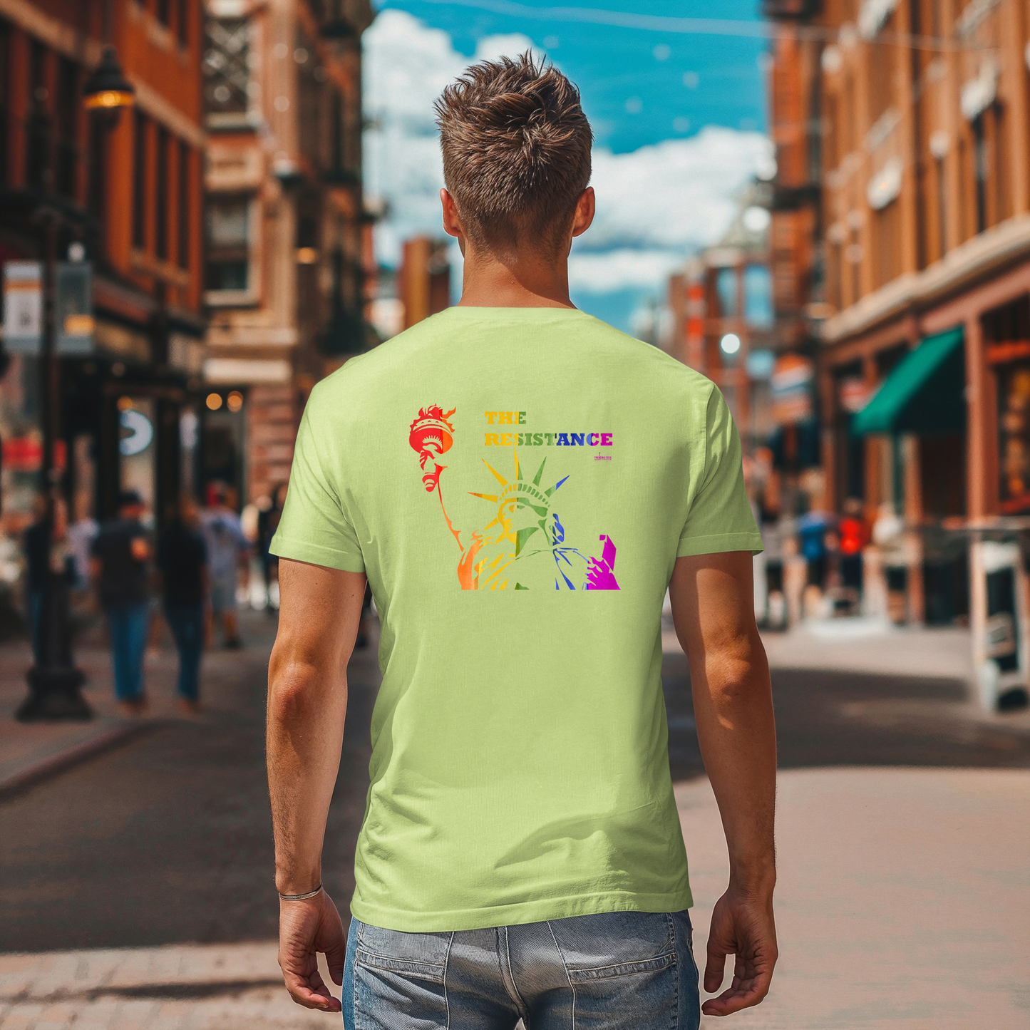 Trending Threads Large Unisex-The Resistance 01 Design on Back 1 Available