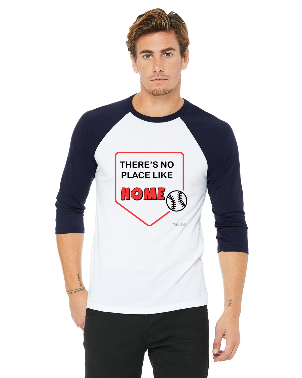 Trendy Thready-Baseball-There's No Place Like Home