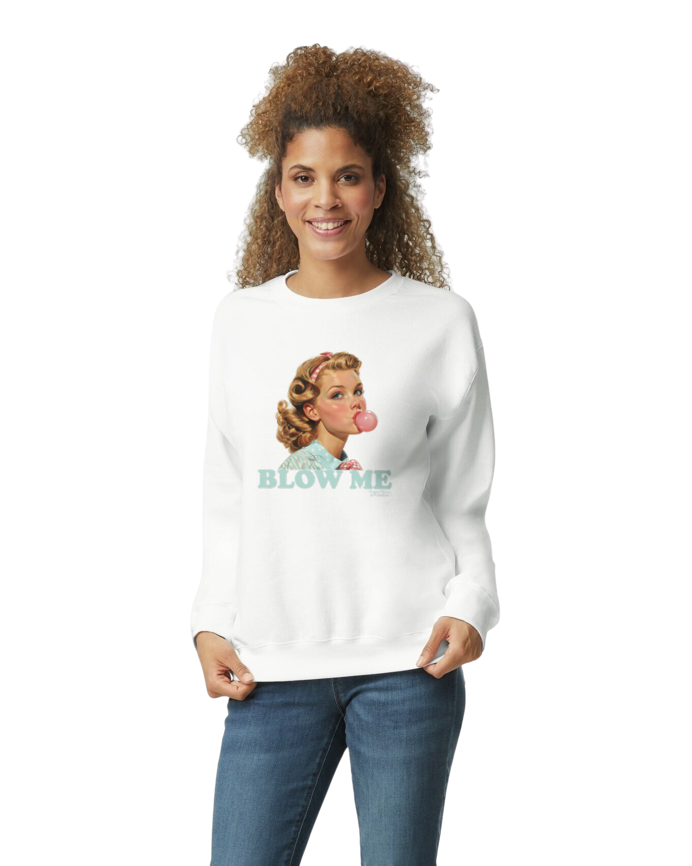 Trending Threads-Sweatshirt Blow Me