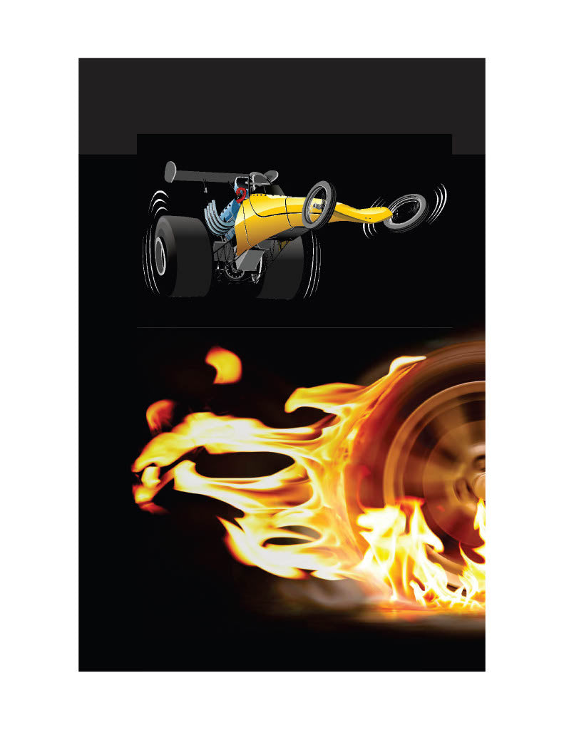 Book Children's-Drag Strip Racer