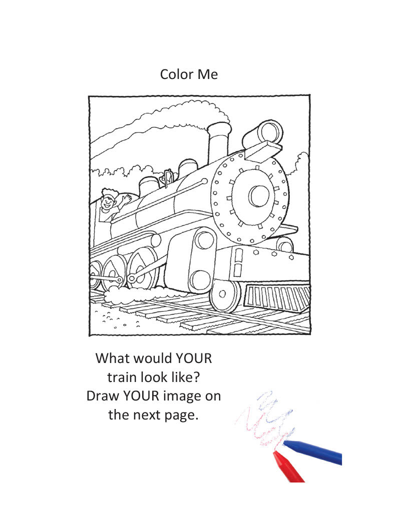 Book Children's-The Little Boy Who Loved Trains