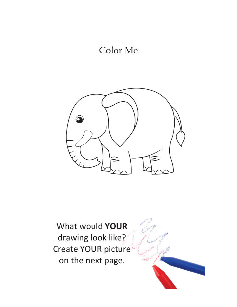 Book Children's-The Greedy Little Elephant