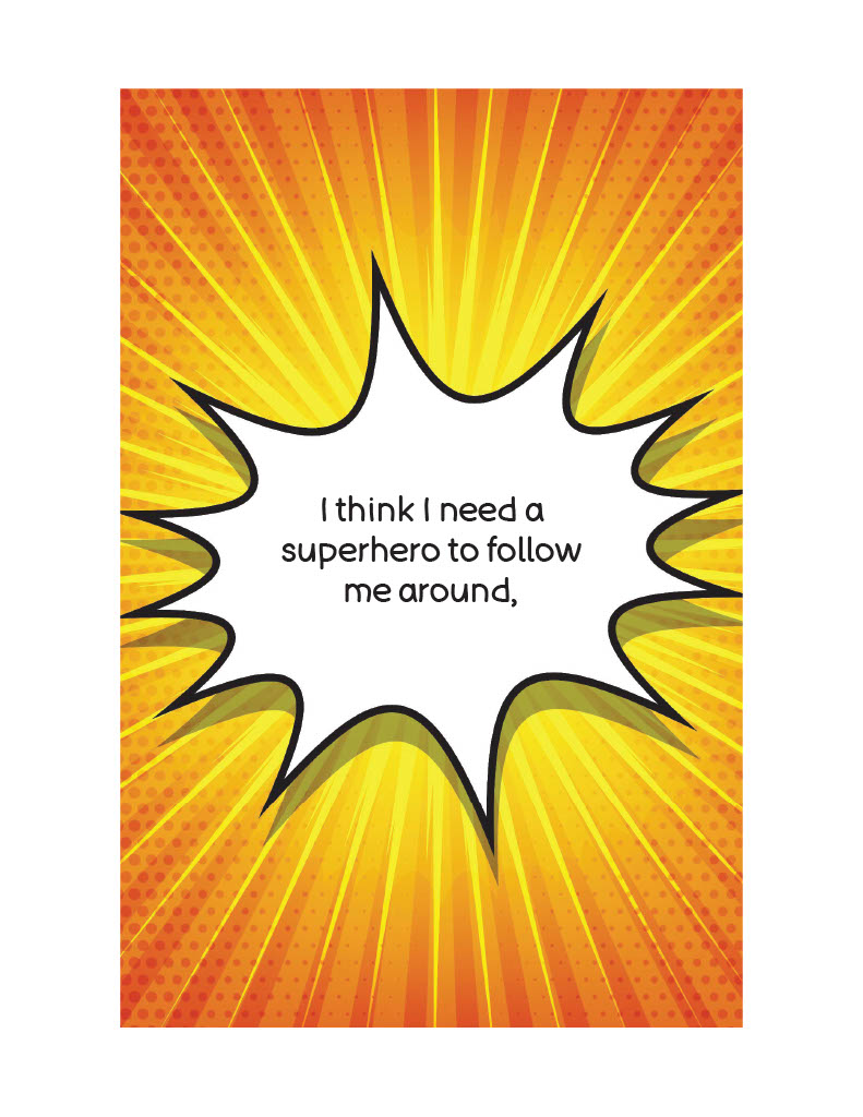 Book Children's-I Need A Superhero