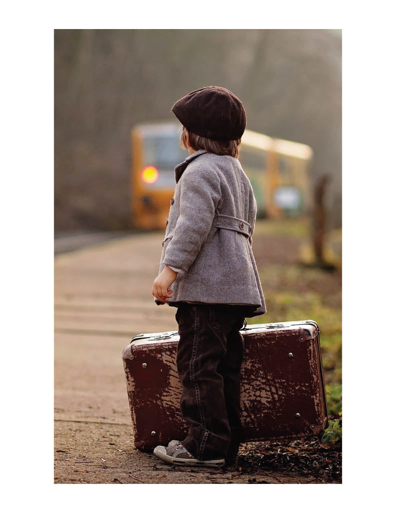 Book Children's-The Little Boy Who Loved Trains