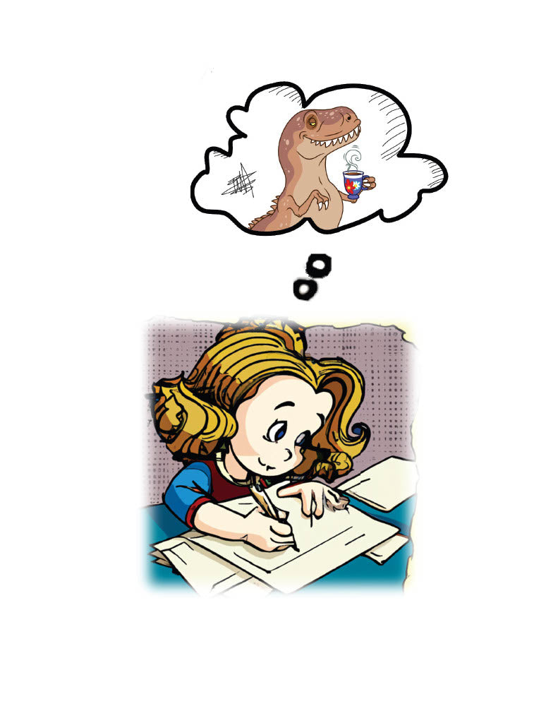 Book Children's-The Dinosaurs That Came To Tea