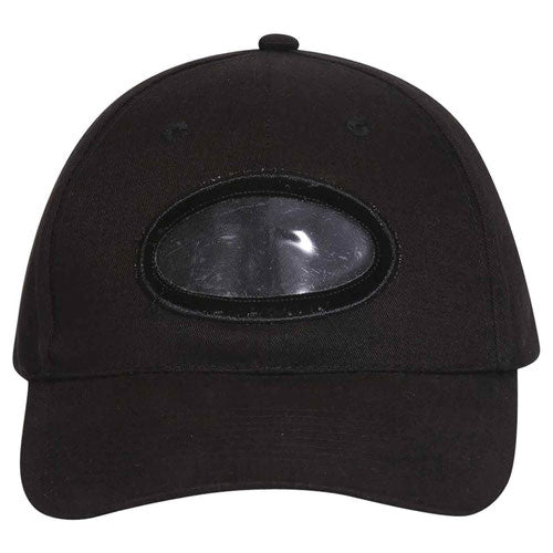 Frame Caps Adult Non-Illuminated Oval Black