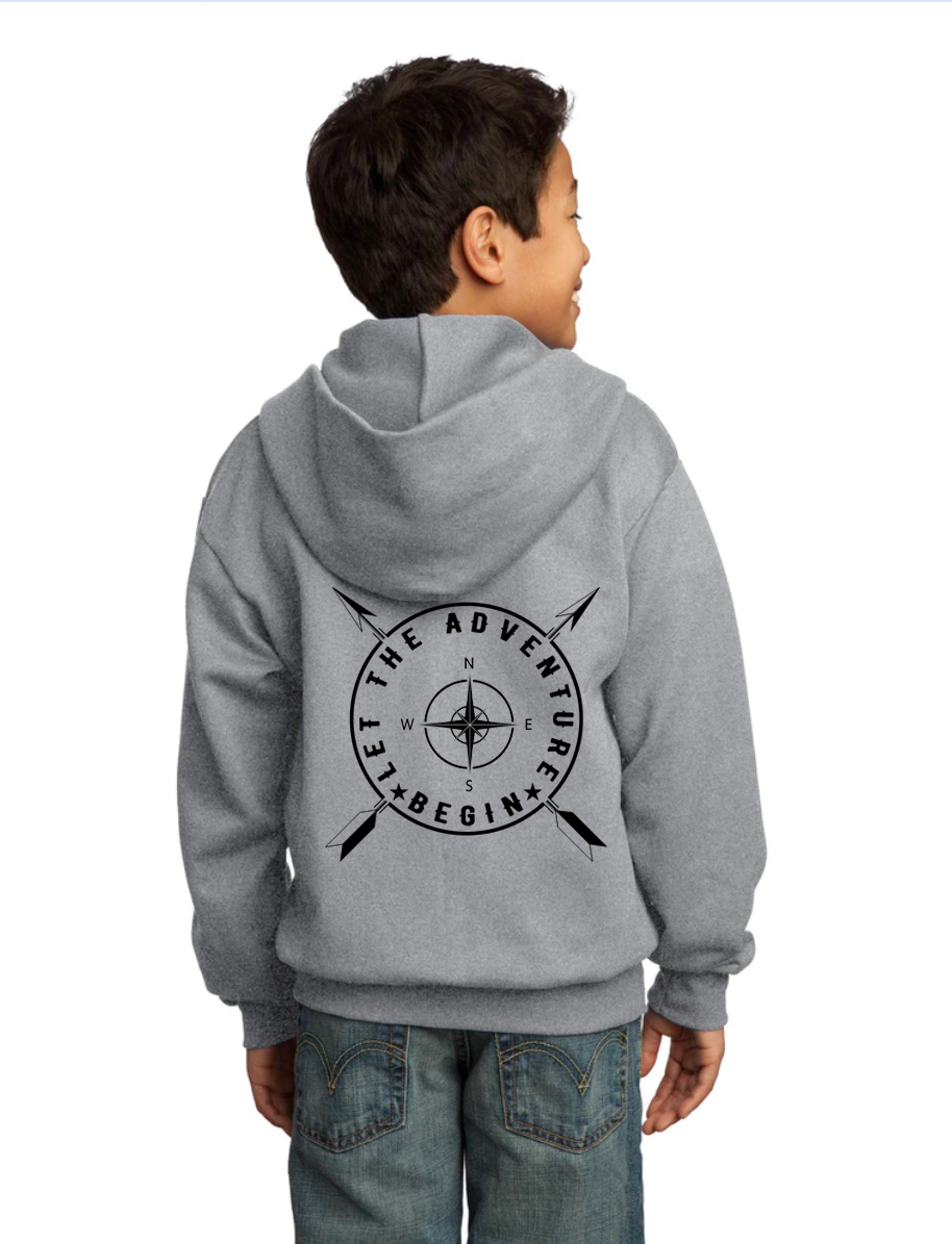 Youth Port And Company PC90YZH Zippered Hoodie