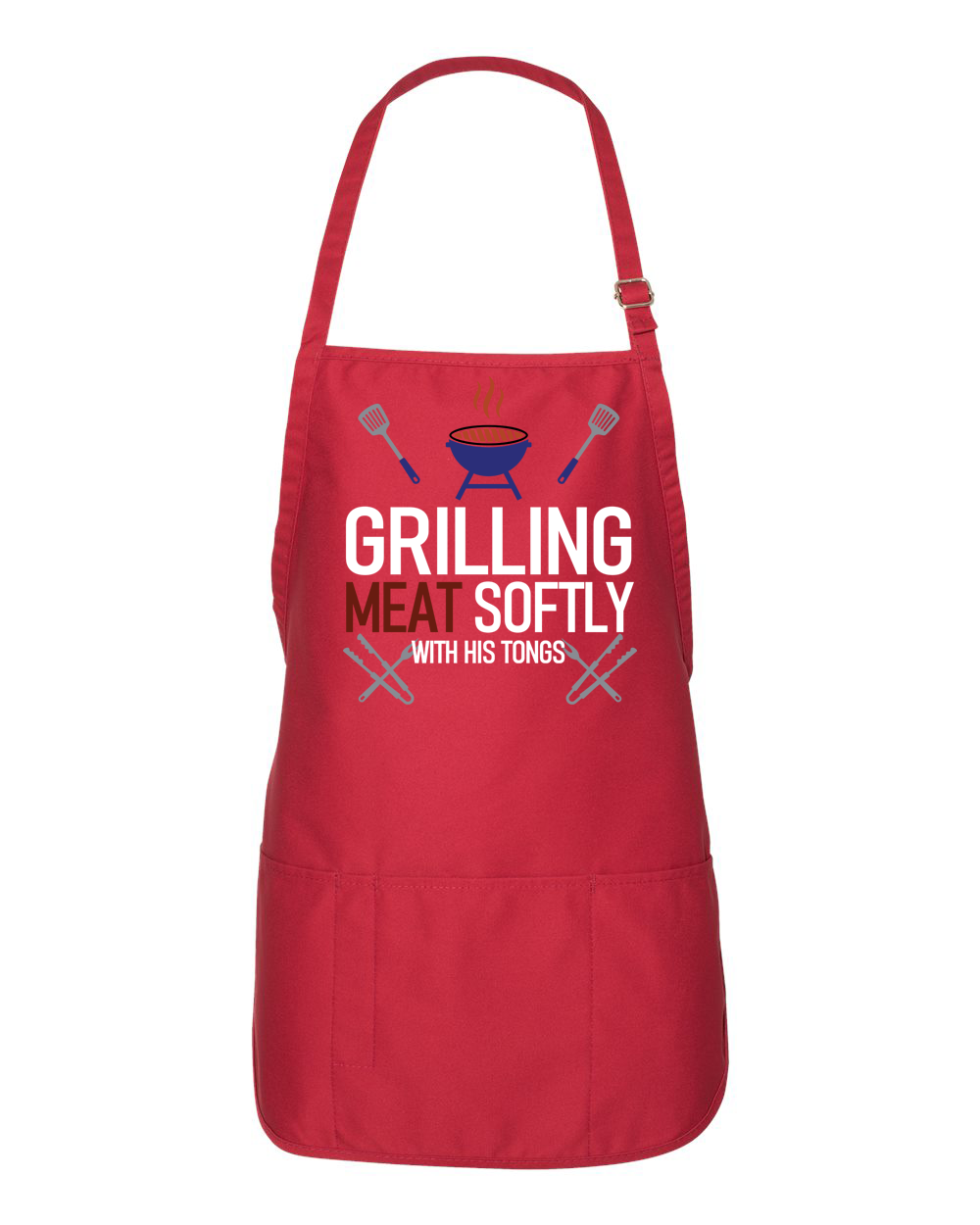 Aprons - Grilling Me Softly With His Tongs