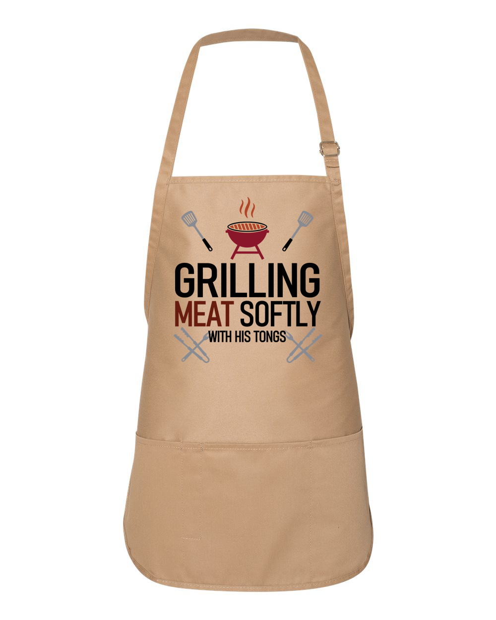 Aprons - Grilling Me Softly With His Tongs