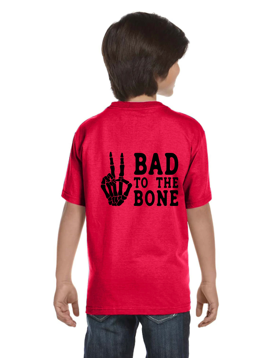 G500B Youth Tee Shirt Bad To The Bone