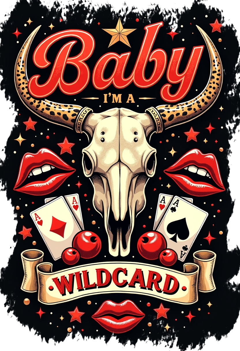 T-Shirt-Baby I'm A Wildcard 02-Unisex