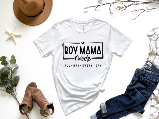 3001CVC-V Adult Tee Shirt-Boy Mama Mode