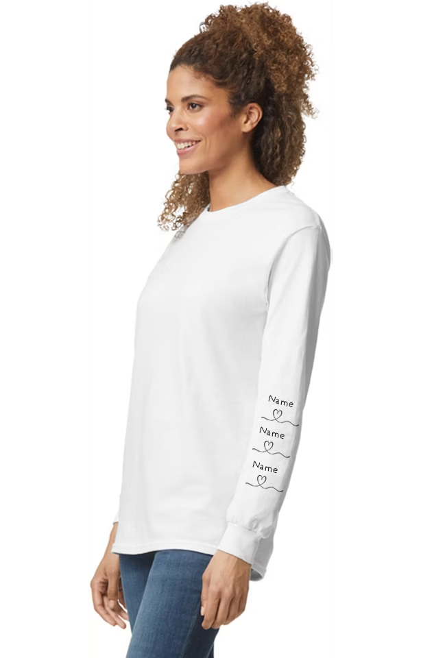 Personalized Long Sleeved Tee Shirt-Boy Mama