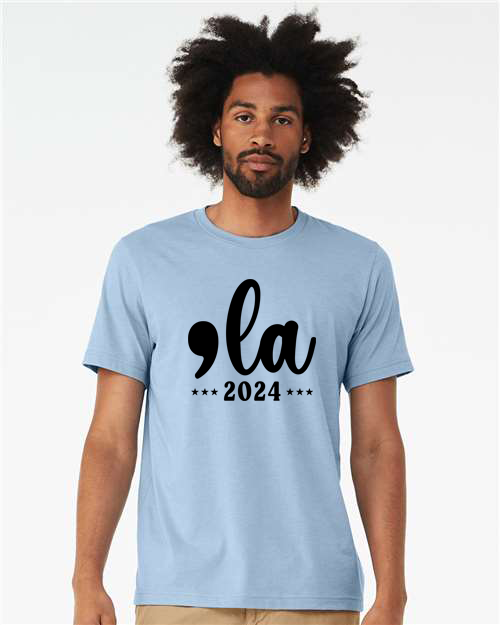 3001CVC-PV Adult Tee Shirt Comma La 2024