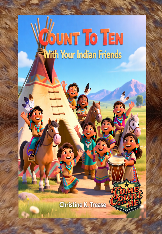 Book Come Count With Me Series-Count To Ten With Your Indian Friends