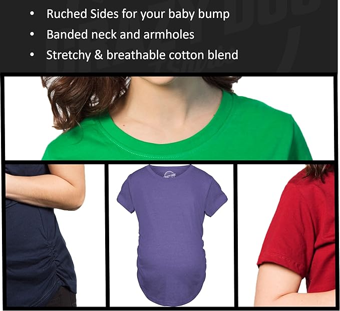 Crazy Dog Brand Maternity T-Shirt-Made With Love