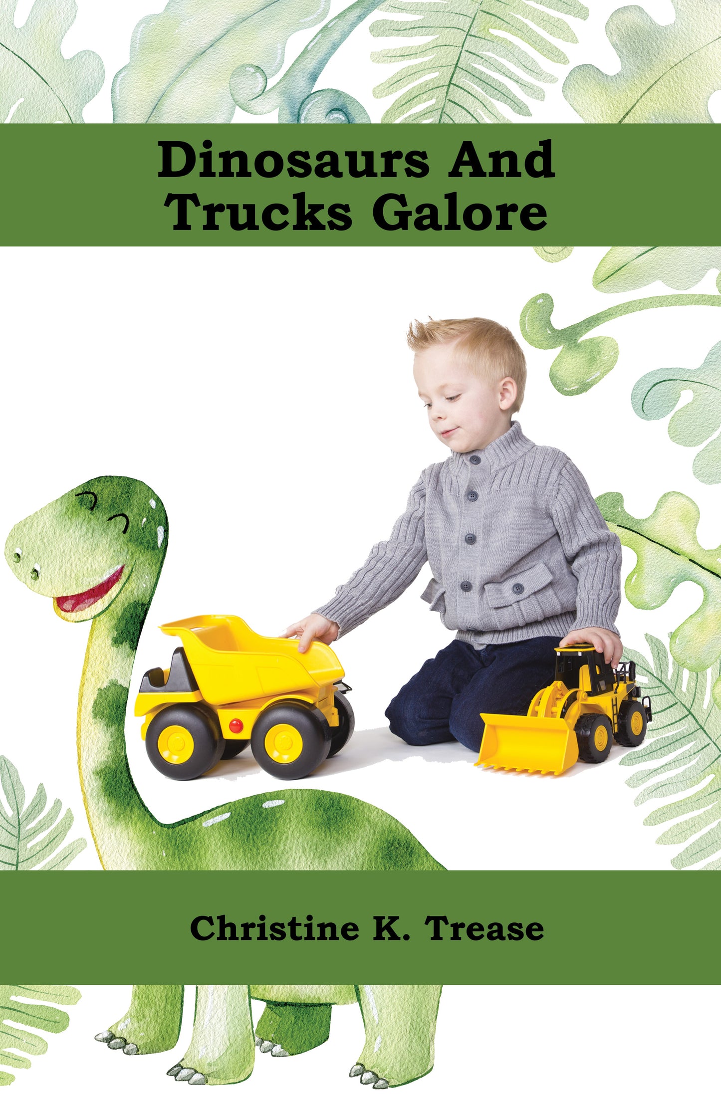 Book Children's-Dinosaurs And Trucks Galore