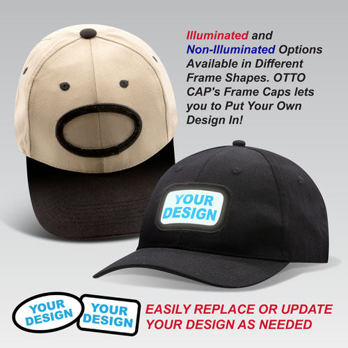 ADULT Hats Illuminated Oval (Click On Image For Options)