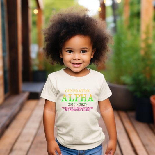 3001T-PV Toddler Short-Sleeve Tee Shirt Generation Alpha