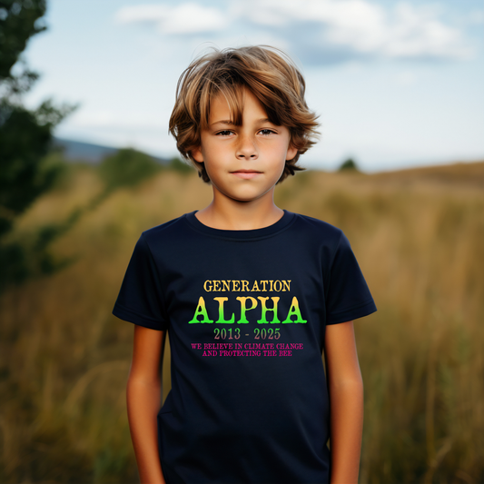 3001Y-PV Youth Short-Sleeve Tee Shirt Generation Alpha