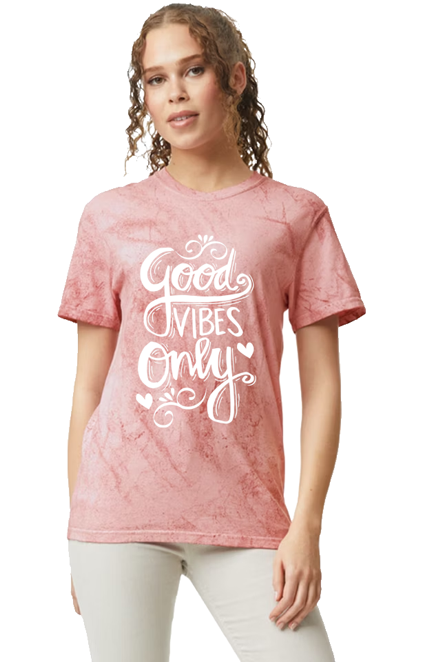 CC1745 Comfort Colors Adult Tee Shirts-Good Vibes Only