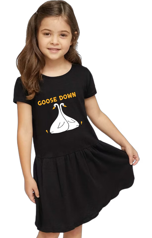 5323-Goosey Goosey Gander Toddler Baby Rib Dress