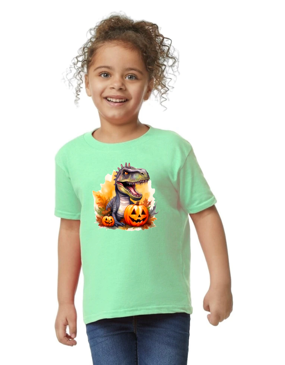G5100P-Toddler T-Shirt Halloween Dinosaur01