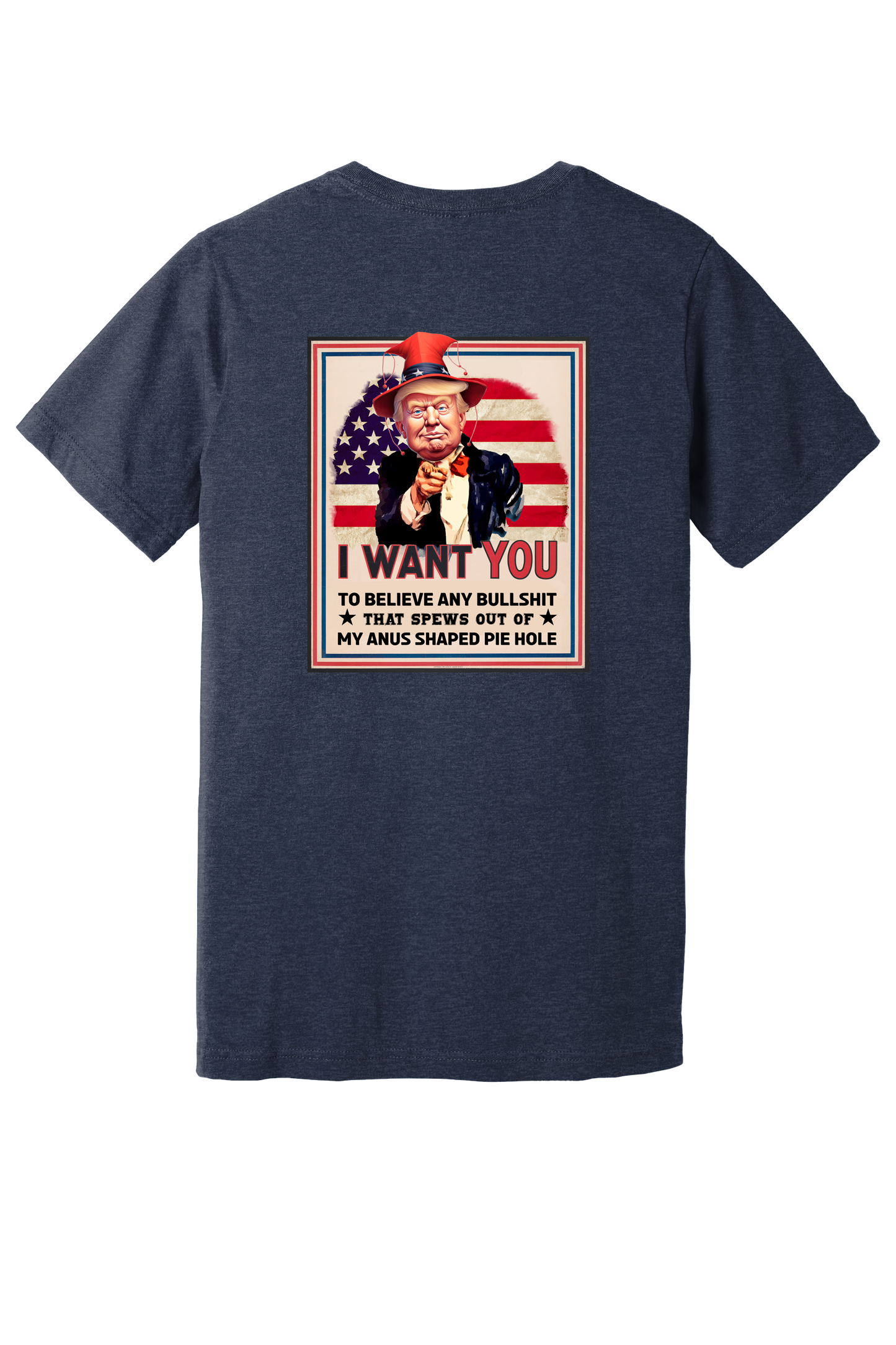 3001CVC-PV Adult Tee Shirt Trump Uncle Sam