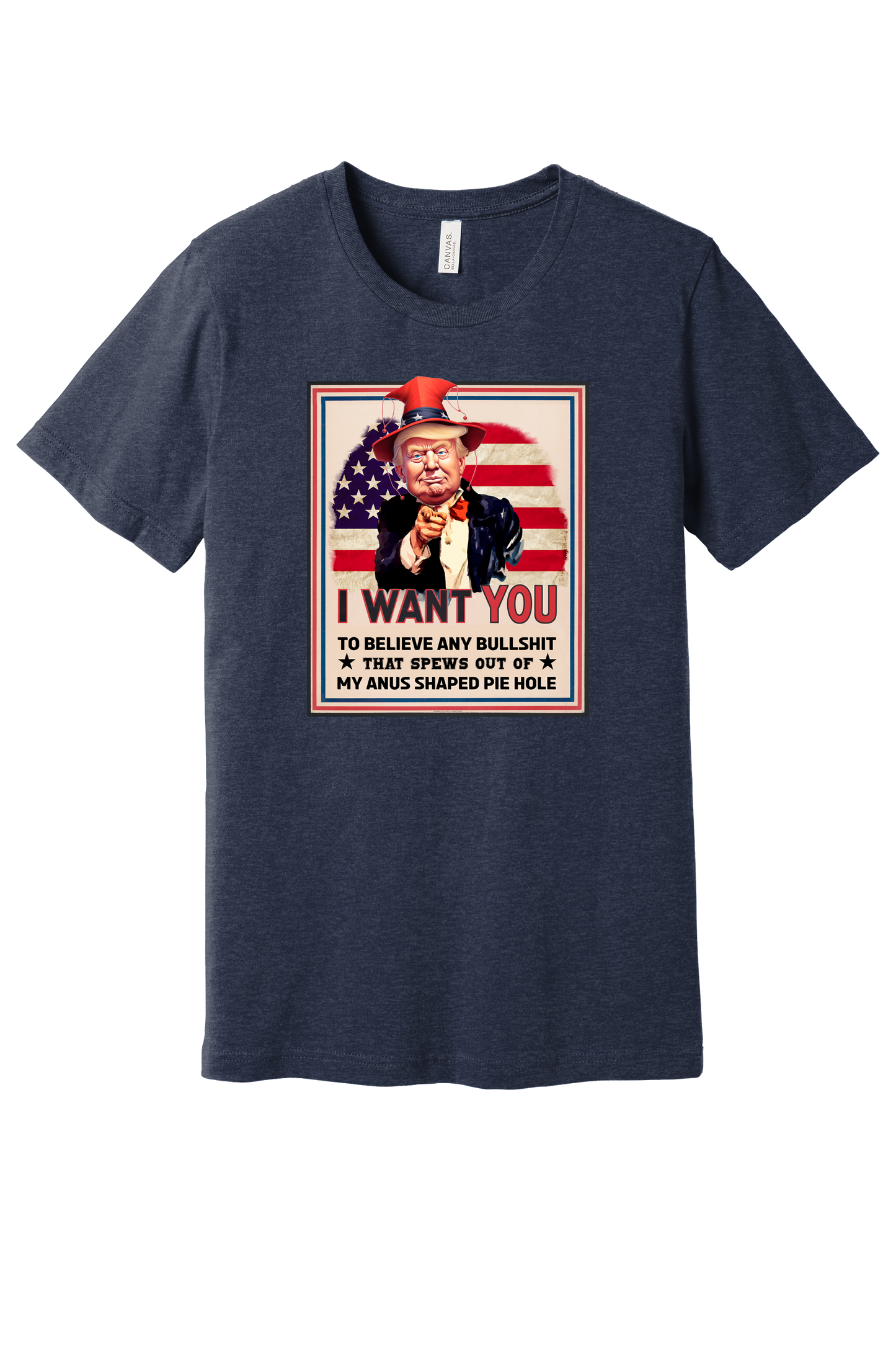 3001CVC-PV Adult Tee Shirt Trump Uncle Sam