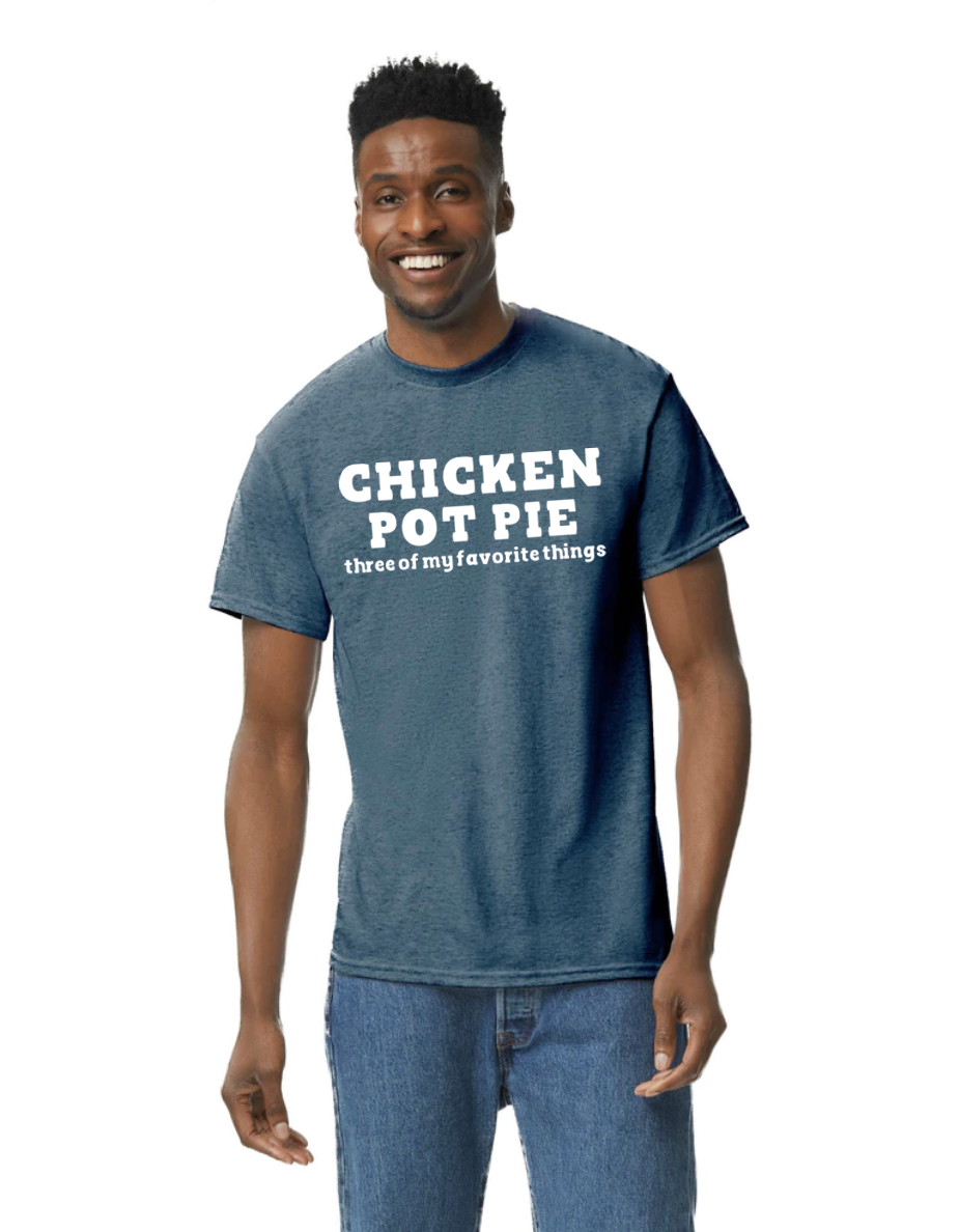 3001CVC-V Adult Tee Shirt Chicken Pot Pie