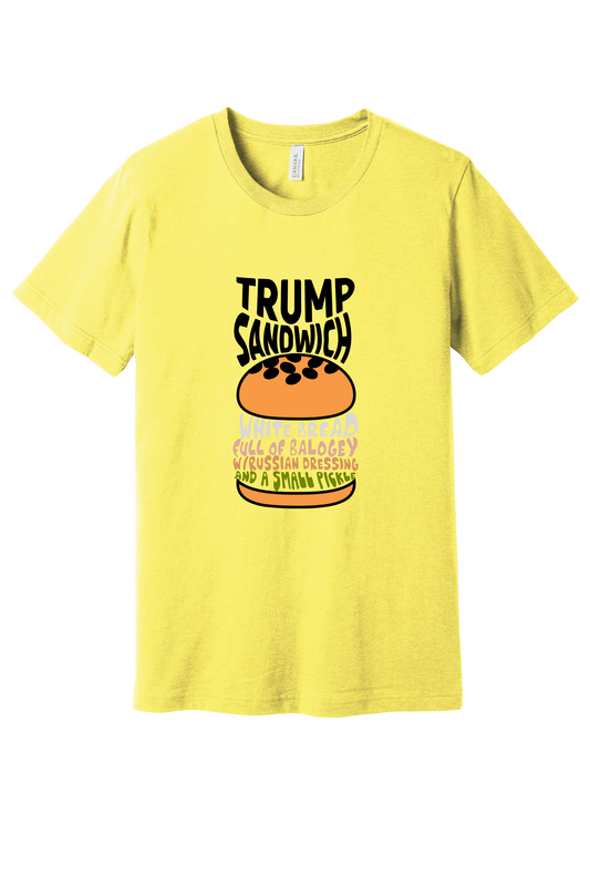 3001CVC-PV Adult Tee Shirt Trump Sandwich