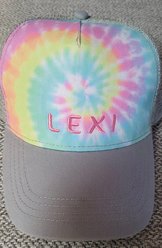 Adult Hats 9200 Personalized Tie-Dyed Five-Panel