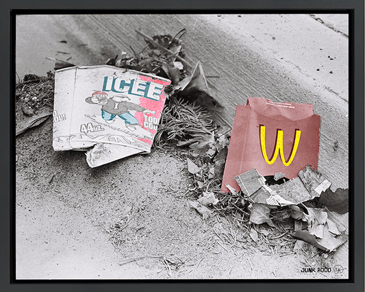 Art Print- "Junk Food" On Canvas (Photography)